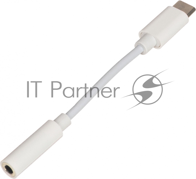 Переходник Buro BHP TPC-JCK USB Type-C (m) Jack 3.5mm (f) белый