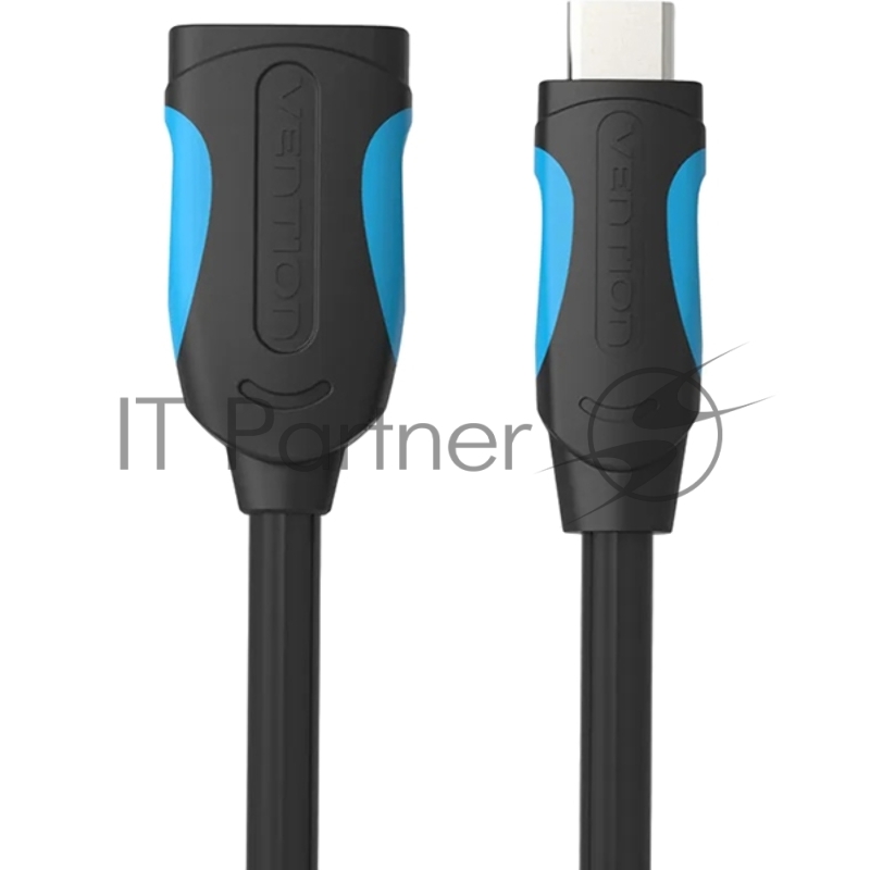 Адаптер-переходник Vention USB Type C M/ OTG USB 3.0 AF, гибкий - 0,1м. VAS-A51-B010