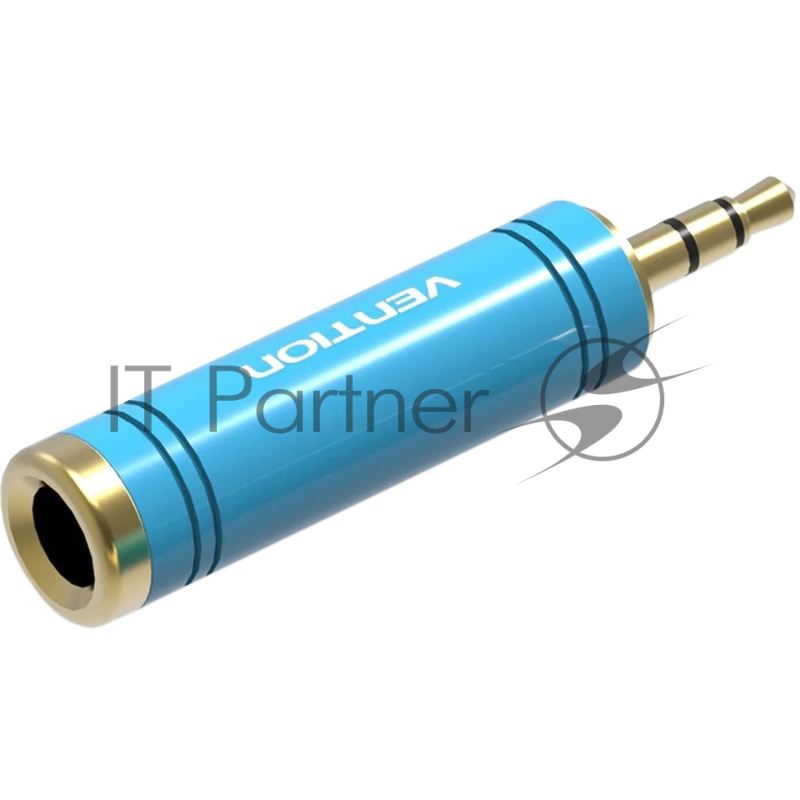 Переходник Vention Jack 3.5 mm M/6,5 mm F VAB-S04-L