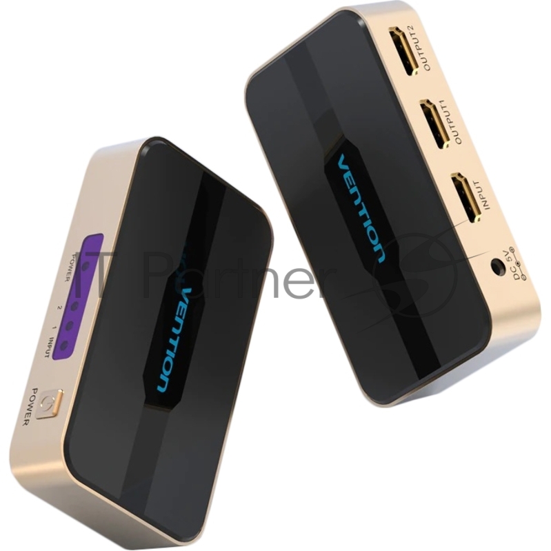 Разветвитель - сплиттер Vention HDMI 19F/2x19F на 2 монитора ACBG0