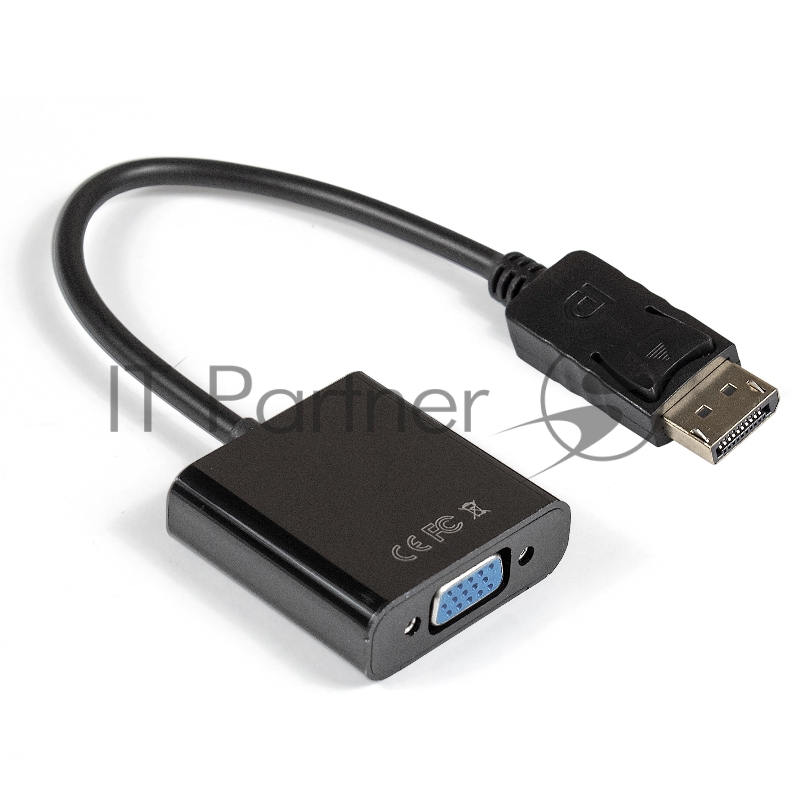 Кабель-переходник Exegate EX284910RUS DisplayPort-VGA ExeGate EX-DPM-VGAF-0.15 (20M/15F, 0,15м)