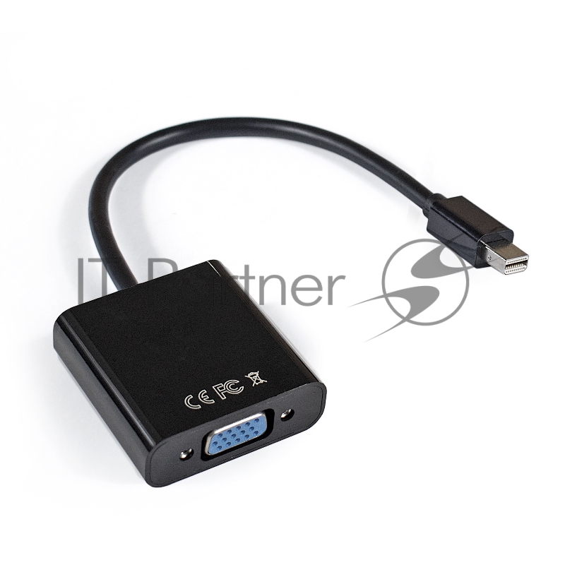 Кабель-переходник Exegate EX284923RUS miniDisplayPort-VGA ExeGate EX-mDPM-VGAF-0.15 (mini20M/15F, 0,15м)