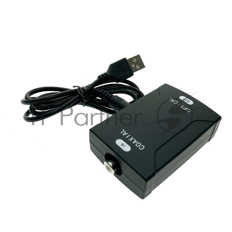 Конвертер EDH-R/T-USB, RCA (Coaxial) to Toslink (Optical), Espada. (44986)