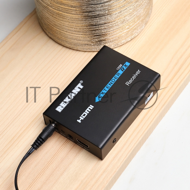 Приёмник сигнала HDMI по витой паре LAN (RJ-45) кат. 5е/6 REXANT