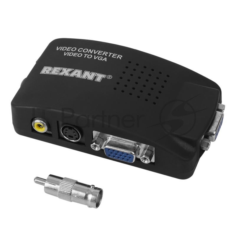 Конвертер BNC + S-video на VGA REXANT