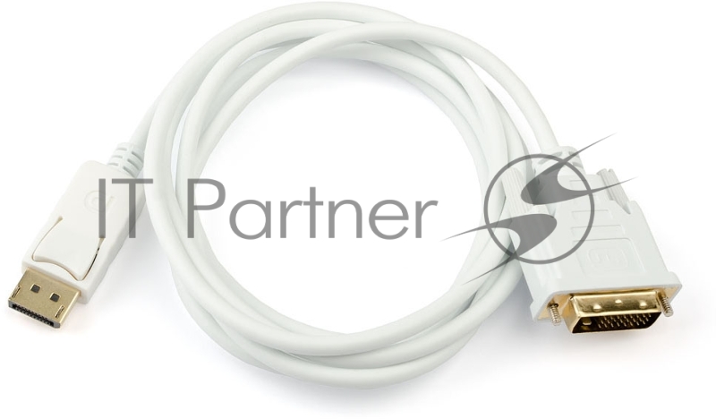 Кабель DVI <=> DisplayPort 1.8 m (DVI-D, белый, 1080P)