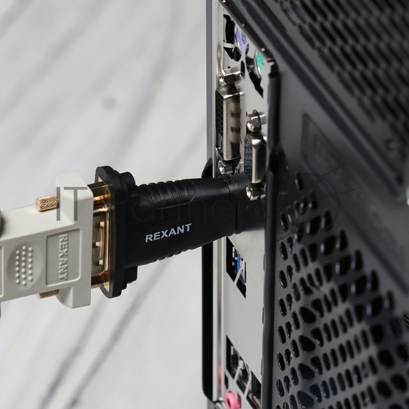 Переходник штекер HDMI - гнездо DVI-I REXANT