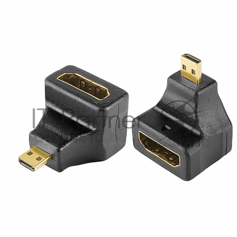 Переходник аудио (гнездо HDMI - штекер micro HDMI), угловой, (1шт.) REXANT