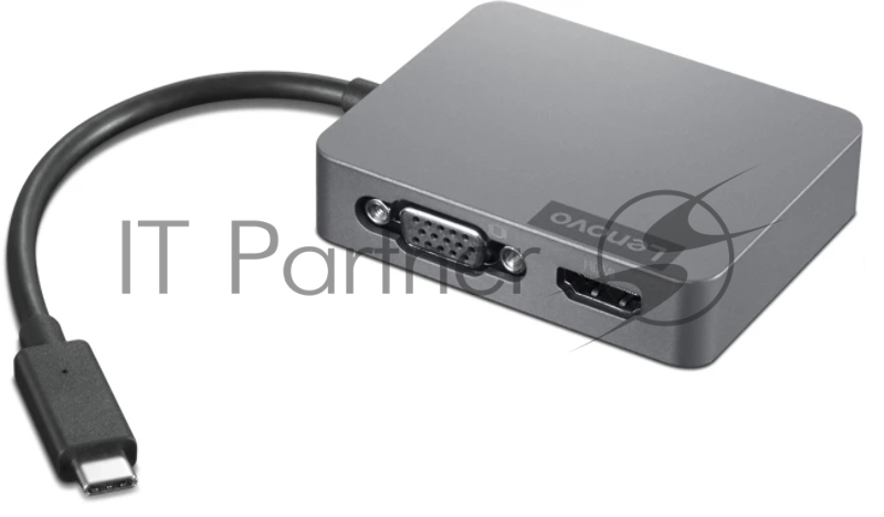 Адаптер Lenovo USB-C Travel Hub Gen2 ( 1xVGA, 1xHDMI, 1xEthernet, 1xUSB 3.1 Gen1 )