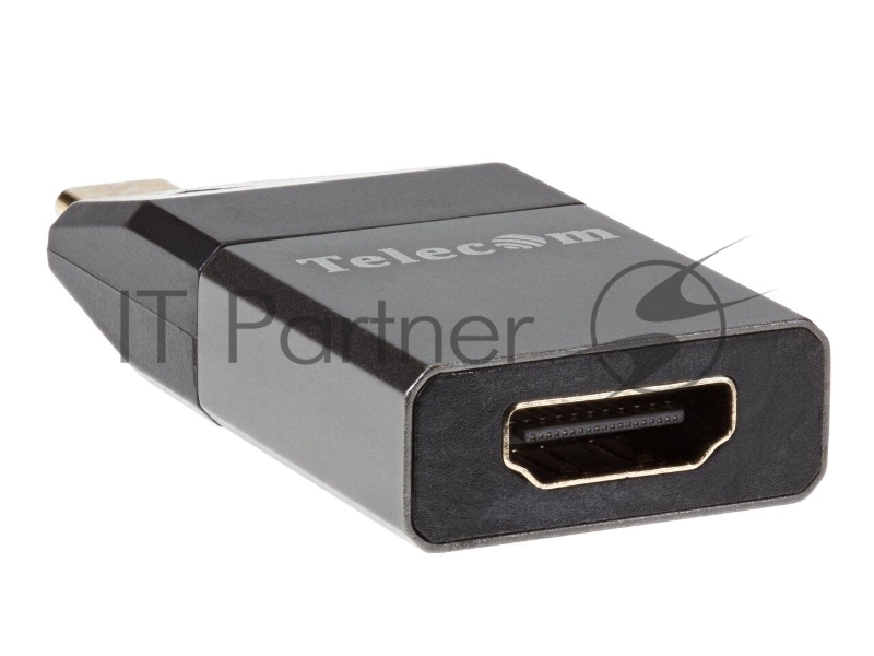Переходник USB 3.1 Type-C(m) -->HDMI(f) 4K*30Hz, Aluminum Shell, Telecom <TA314C>