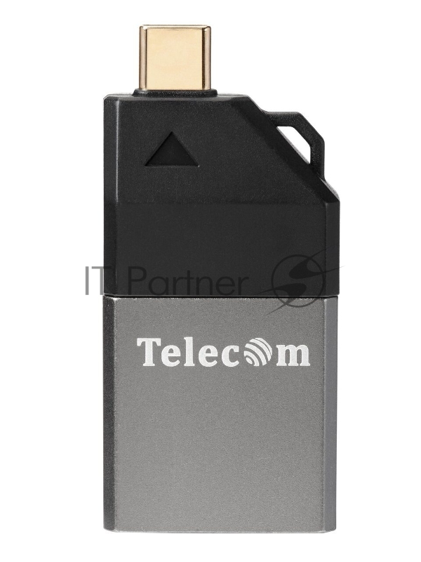Переходник USB 3.1 Type-C(m) -->HDMI(f) 4K*30Hz, Aluminum Shell, Telecom <TA314C>