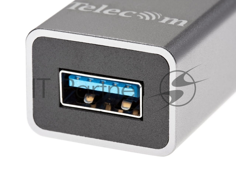 Переходник USB 3.0 -->4 USB3.0, Aluminum Shell, 0.2м Telecom <TA310U>