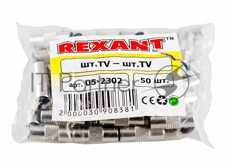 Переходник штекер TV-штекер TV REXANT