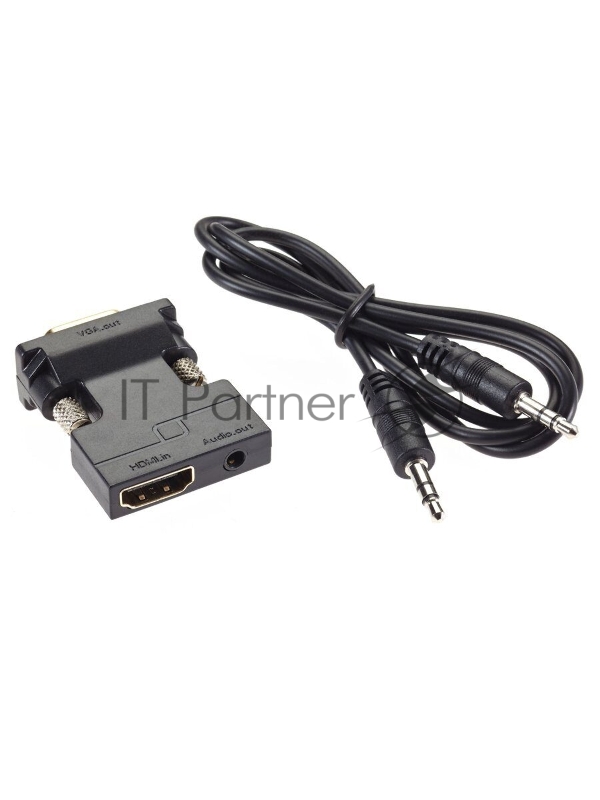 Переходник HDMI(F) --> VGA(M)+audio,1080*60Hz, VCOM <CA336>