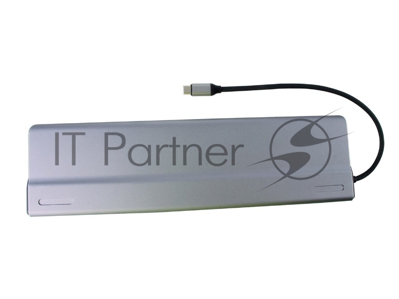 Адаптер VCOM TypeC -->3*USB3.0+2*USB2.0+VGA+RJ45+ Data+PD<CU4703>