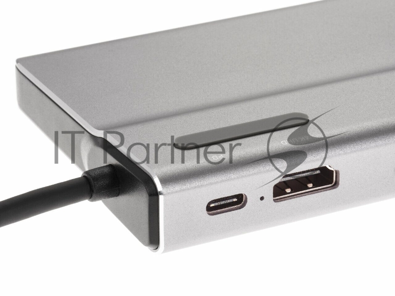 Адаптер VCOM TypeC -->3*USB3.0+2*USB2.0+VGA+RJ45+ Data+PD<CU4703>