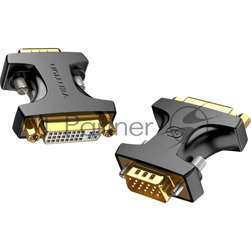 Адаптер-переходник Vention DVI-I 24+5F/ VGA 15M Адаптер-переходник Vention DVI-I 24+5F/ VGA 15M