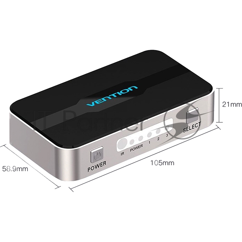Переключатель (switch) 3x1 Vention HDMI v1.4 Переключатель (switch) 3x1 Vention HDMI v1.4