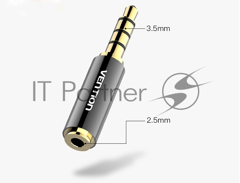 Переходник Vention Jack 2.5 mm F/3.5mm M Переходник Vention Jack 2.5 mm F/3.5mm M