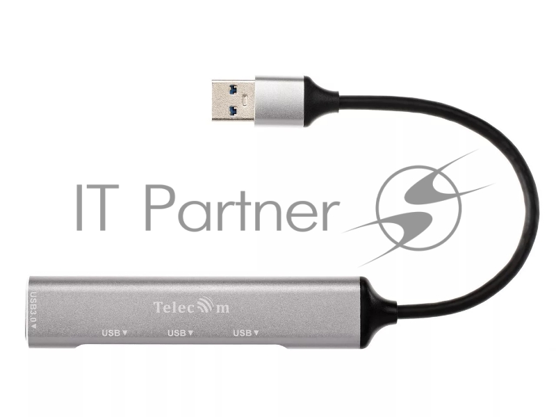 Переходник USB 3.0 -->USB3.0+3 USB2.0, Aluminum Shell, 0.2м Telecom <TA308U>
