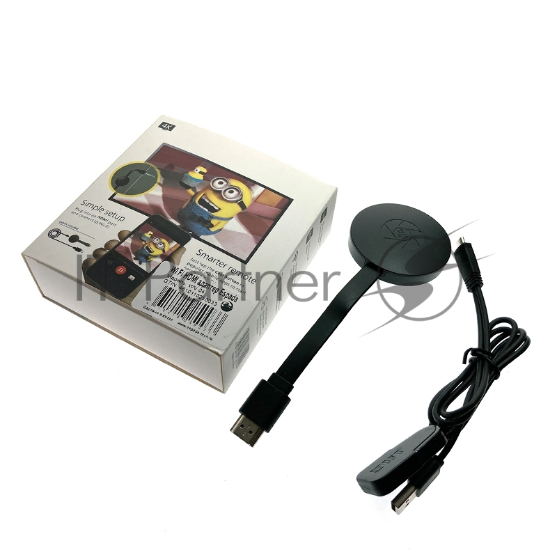 Адаптер Espada WiFi HDMI WV04 для телевизора, монитора / чипсет AM8268 / поддержка Android, iOS / (44919)