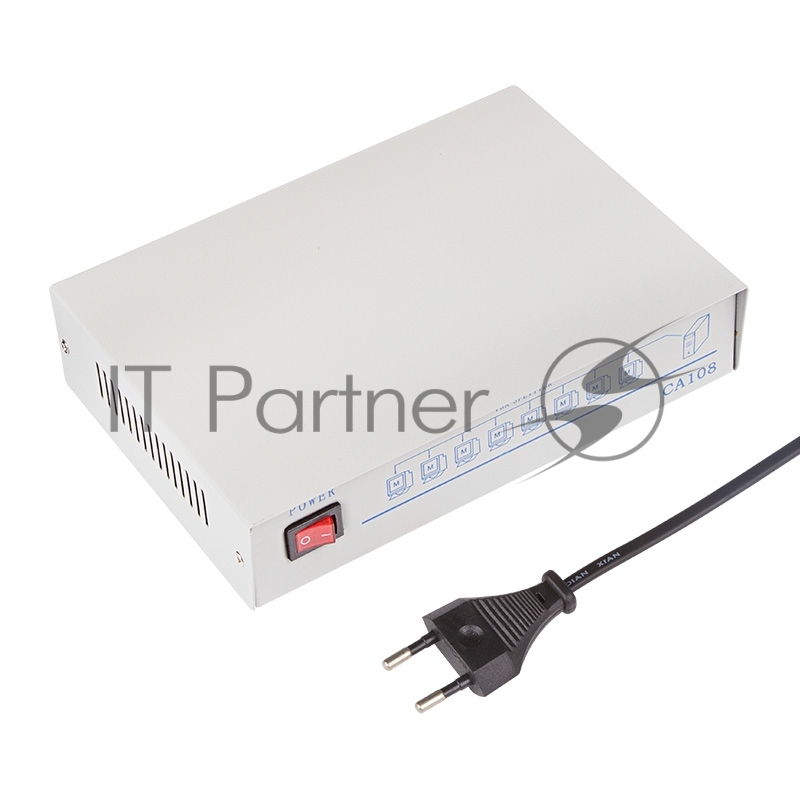 Делитель гнездо VGA на 8 гнезд VGA, 150 МГц, металл REXANT