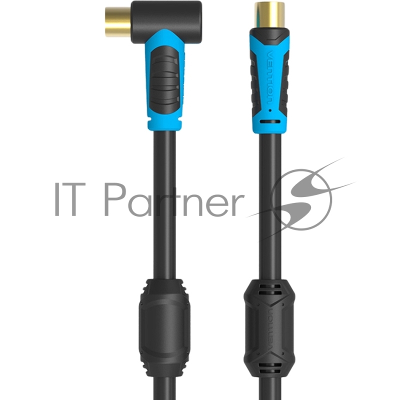 Кабель Vention антенный M/M угол 90 - 2м VAV-A02-B200