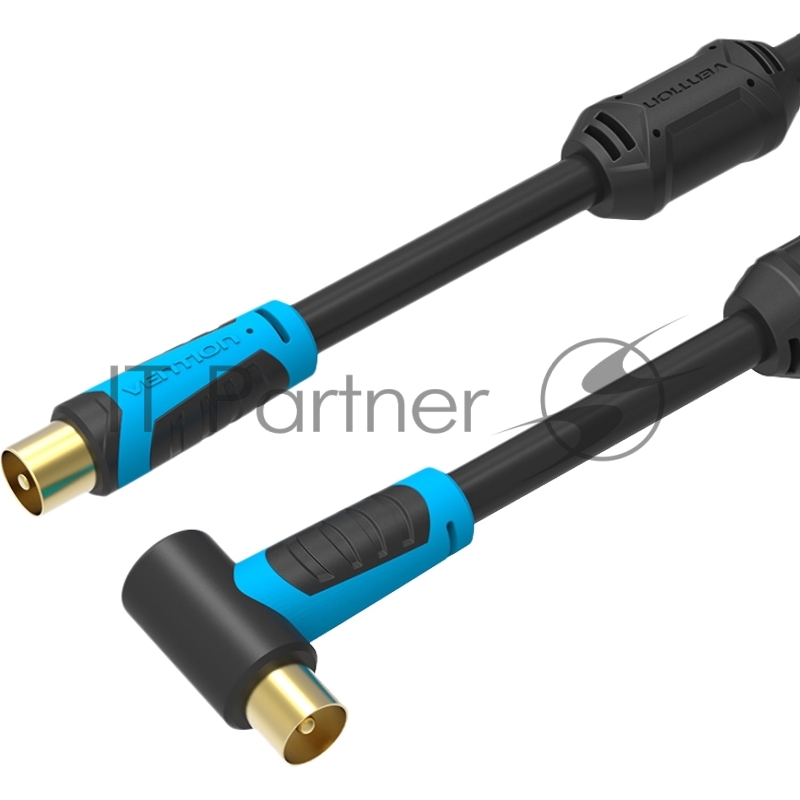 Кабель Vention антенный M/M угол 90 - 1,5м VAV-A02-B150