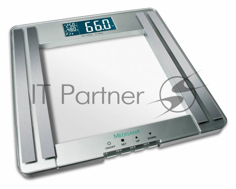 Весы напольные электронные Medisana PSM макс.180кг серебристый