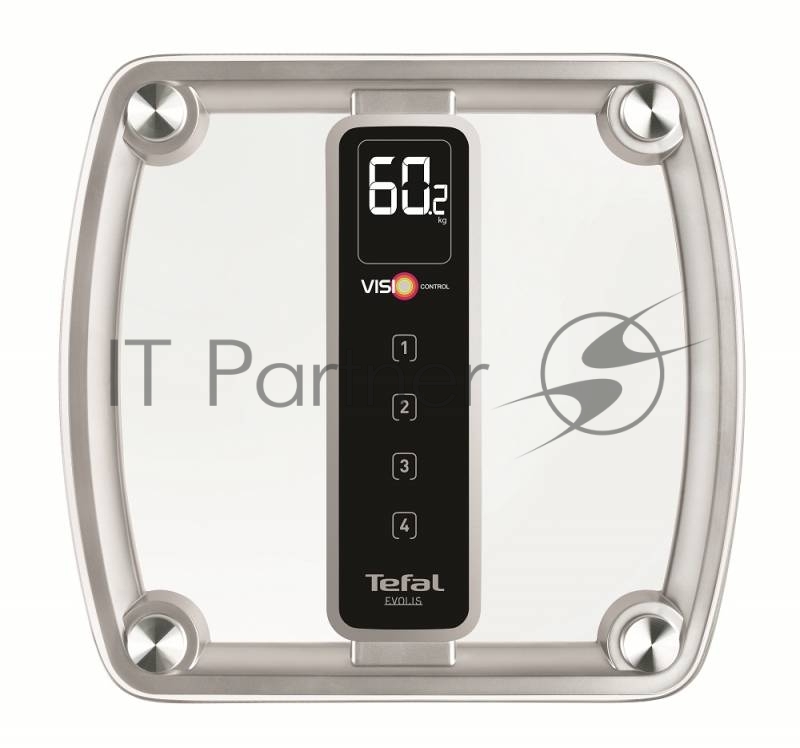 Весы напольные электронные Tefal PP5150V1 макс.160кг серебристый