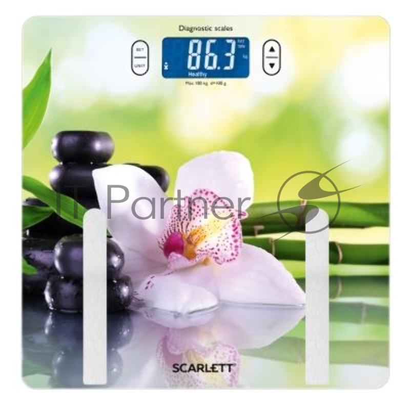 Весы напольные электронные Scarlett SC-BS33ED10 макс.180кг рисунок