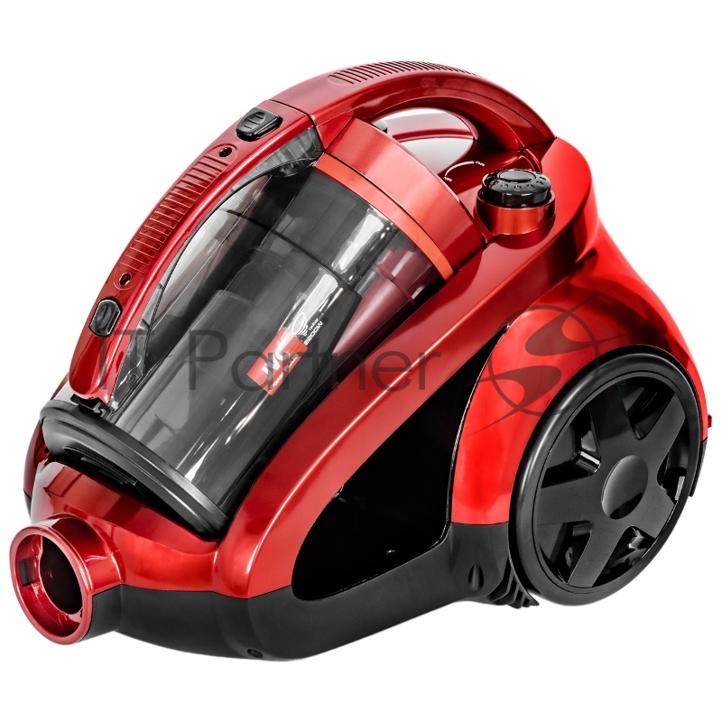 Пылесос циклонного типа, мультициклон, максимальная мощность 2200 Вт, объем контейнера 2,5 л, моющийся фильтр, регурировка уровня мощности, управление воздушным потоком на ручке, металлическая телескопическая трубка, универсальная щетка ковер/пол, ще