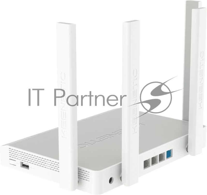 Гигабитный интернет-центр с Mesh Wi-Fi 6 Keenetic Hopper (KN-3810) AX1800, 4-портовым Smart-коммутатором и многофункциональным портом USB 3.0