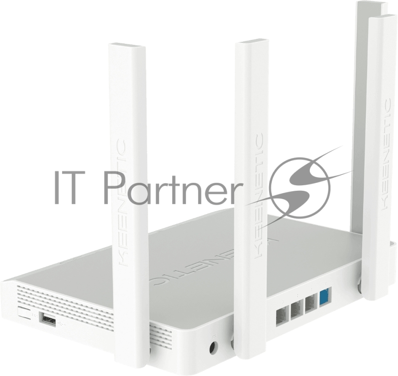 Гигабитный интернет-центр с Mesh Wi-Fi 6 Keenetic Hopper (KN-3810) AX1800, 4-портовым Smart-коммутатором и многофункциональным портом USB 3.0