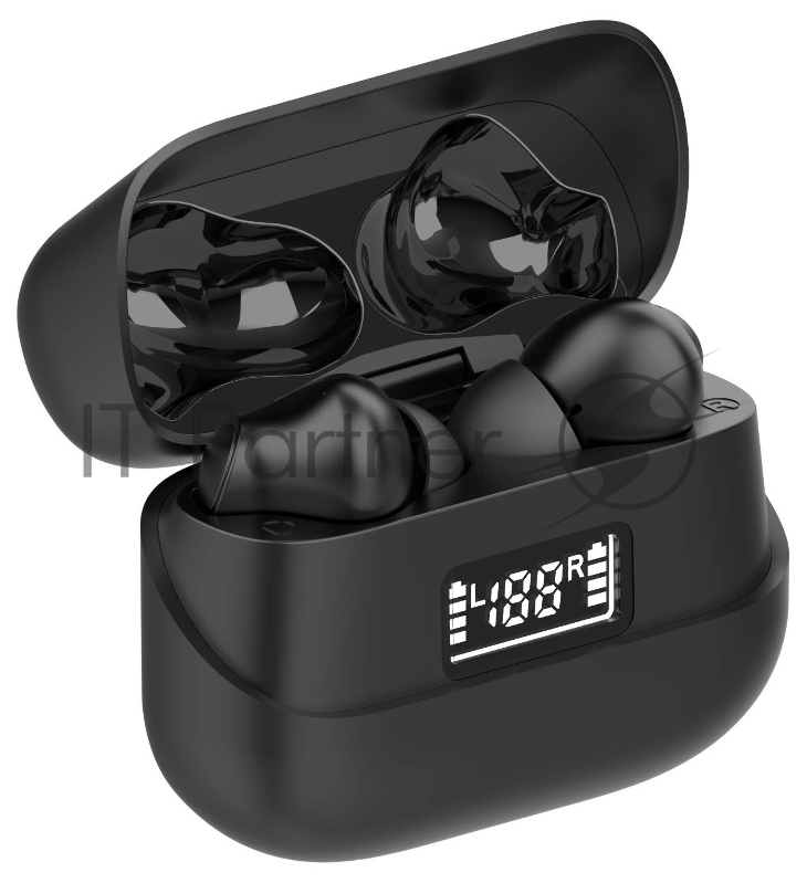 Гарнитура вкладыши Hiper TWS Alpha PX10 черный беспроводные bluetooth в ушной раковине (HTW-APX10)