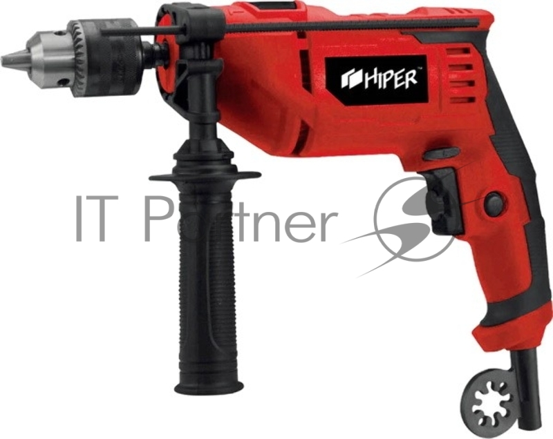 Дрель ударная HIPER 680Вт 0 -3000об/мин, 13мм, коробка