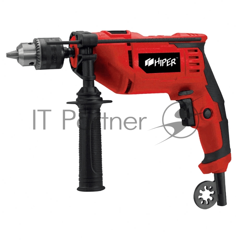 Дрель ударная HIPER 680Вт 0 -3000об/мин, 13мм, коробка