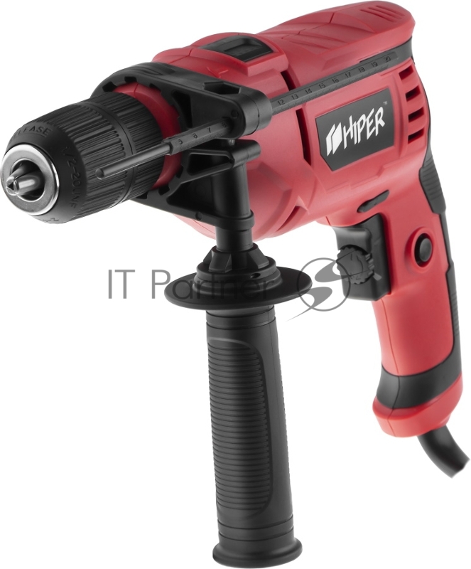 Дрель ударная HIPER 800Вт 0 -3000об/мин, БЗП 13мм, коробка