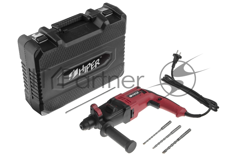 Перфоратор Hiper Перфоратор HIPER 650 Вт, 2Дж, 3 режима, 0 - 2000 об/мин, SDS+, кейс