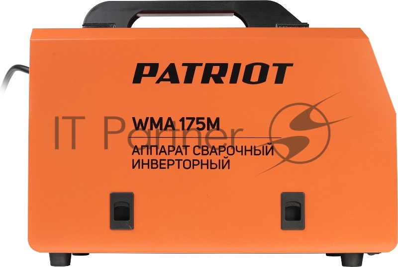 Полуавтомат сварочный инверторный PATRIOT WMA 175M MIG/MAG/MMA, полуавтоматическая сварка в среде газа (MIG/MAG) стальной и флюсовой проволокой 0.6/0.8 мм, сварка электродом (MMA) до 4мм, сварочный ток в режиме MIG: 40-170А сварочный ток в режиме MMA