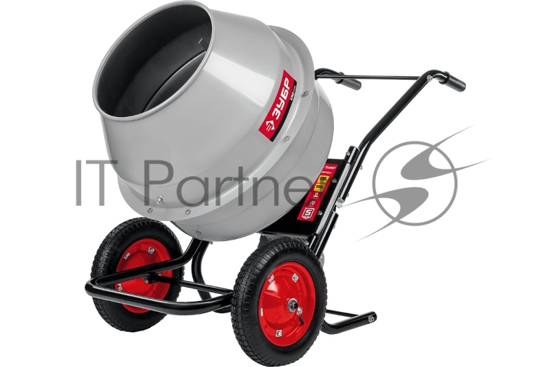 Бетономешалка, ЗУБР 130 л, червячный редуктор