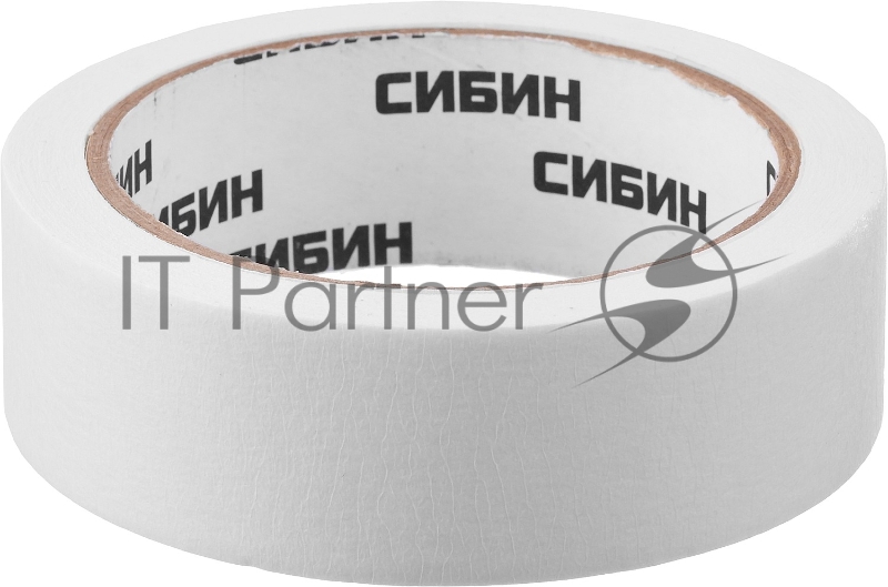 Малярный скотч, креповый, 30мм х 25м, CИБИН