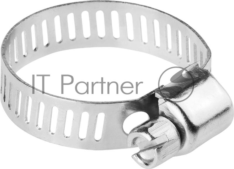 Хомуты стальные оцинкованные, 14-27 мм, 5шт, STAYER