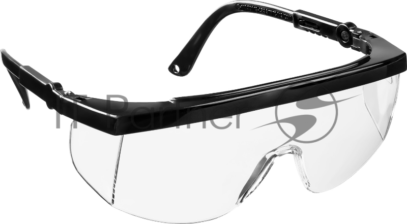 Защитные очки STAYER PRO-5R монолинза с боковой защитой, открытого типа, прозрачные