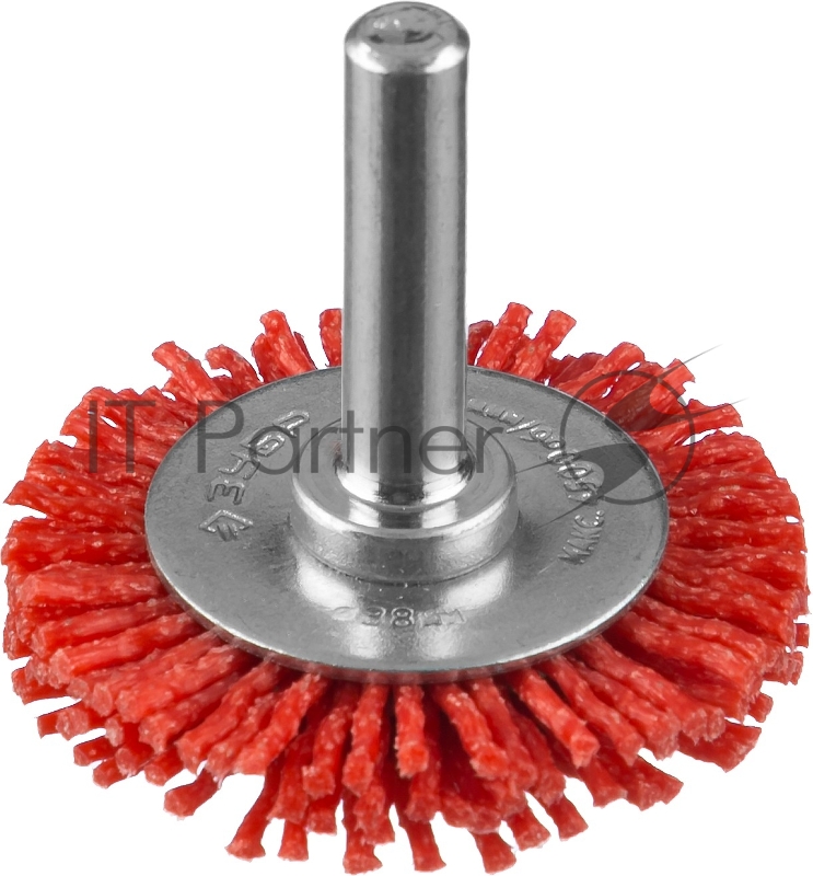 Щетка дисковая для дрели, ЗУБР Профессионал. нейлоновая проволока с абразивным покрытием, 38мм