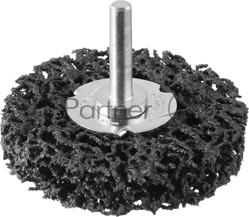 Щетка дисковая для дрели, ЗУБР Профессионал. нейлоновая проволока с абразивным покрытием, с открытой агрессивной структурой, 63мм