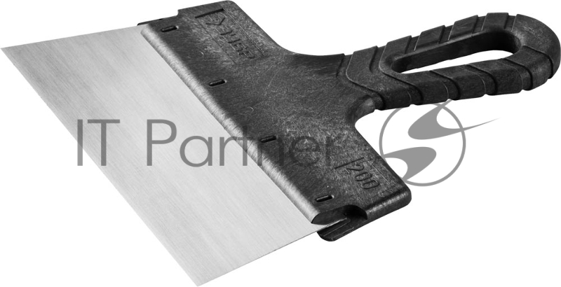 Шпатель ЗУБР СТАНДАРТ фасадный, стальное полотно, 200мм