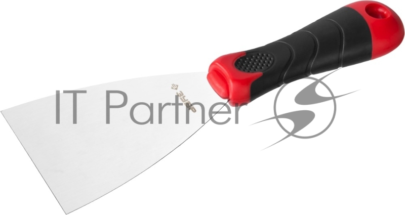 Шпатель ЗУБР Мастер, профилированное нержавеющее полотно, 2к ручка, 80мм