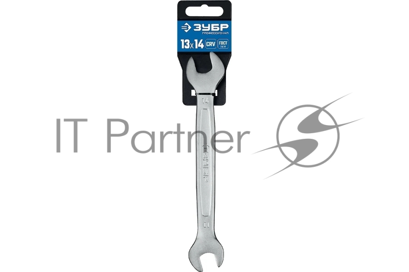 Рожковый гаечный ключ 13 x 14 мм, ЗУБР