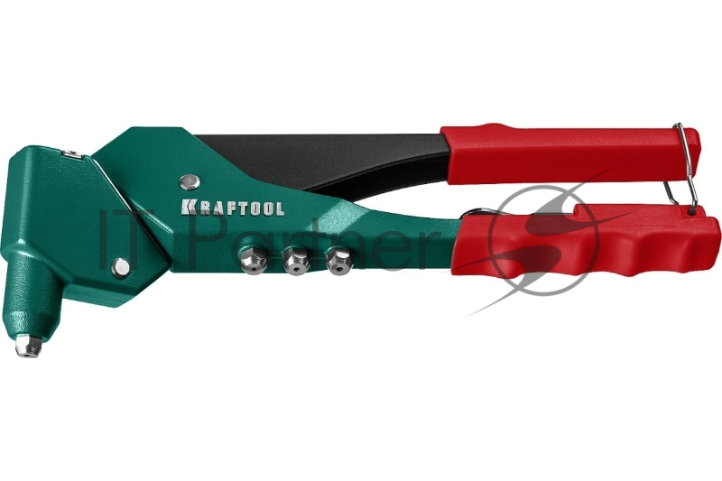 Заклепочник поворотный 360°, KRAFTOOL RX-7 31176, для заклёпок 2.4-4.8 мм - алюминий и сталь, 2.4-4.0 - нерж сталь, литой корпус